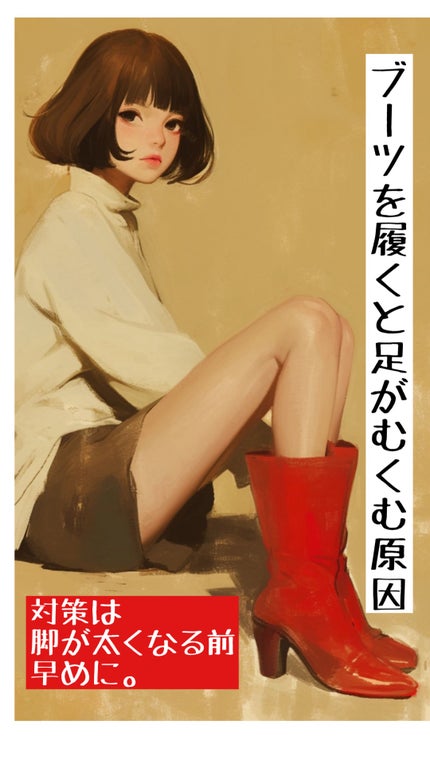 すずらん💎美容.恋愛ライターのクチコミ「ブーツを履くと足がむくむ原因を調べてまやました😊美容、恋愛ライターのすずらんです🍀
🩵ーーー.....」(1枚目)