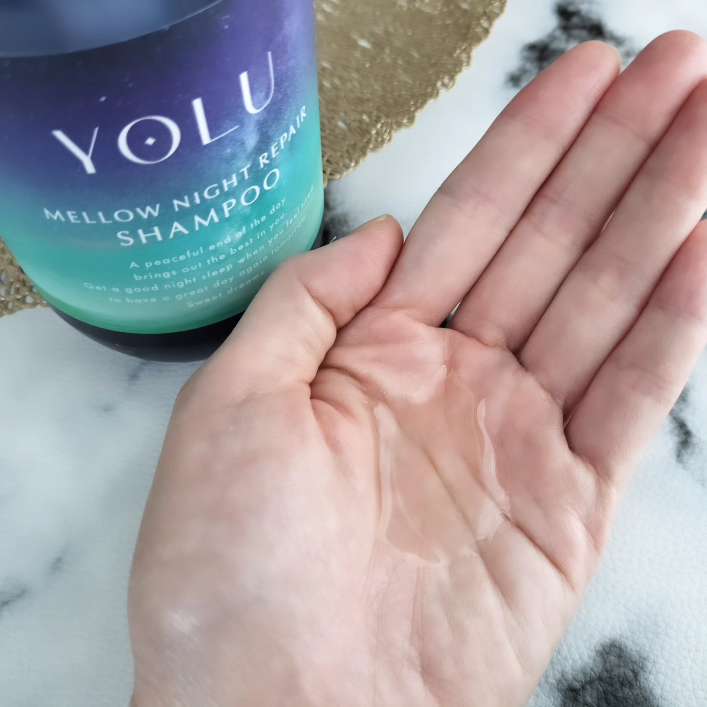 ヨル　メロウナイトリペアシャンプー/トリートメント/YOLU/市販シャンプーを使ったクチコミ（3枚目）