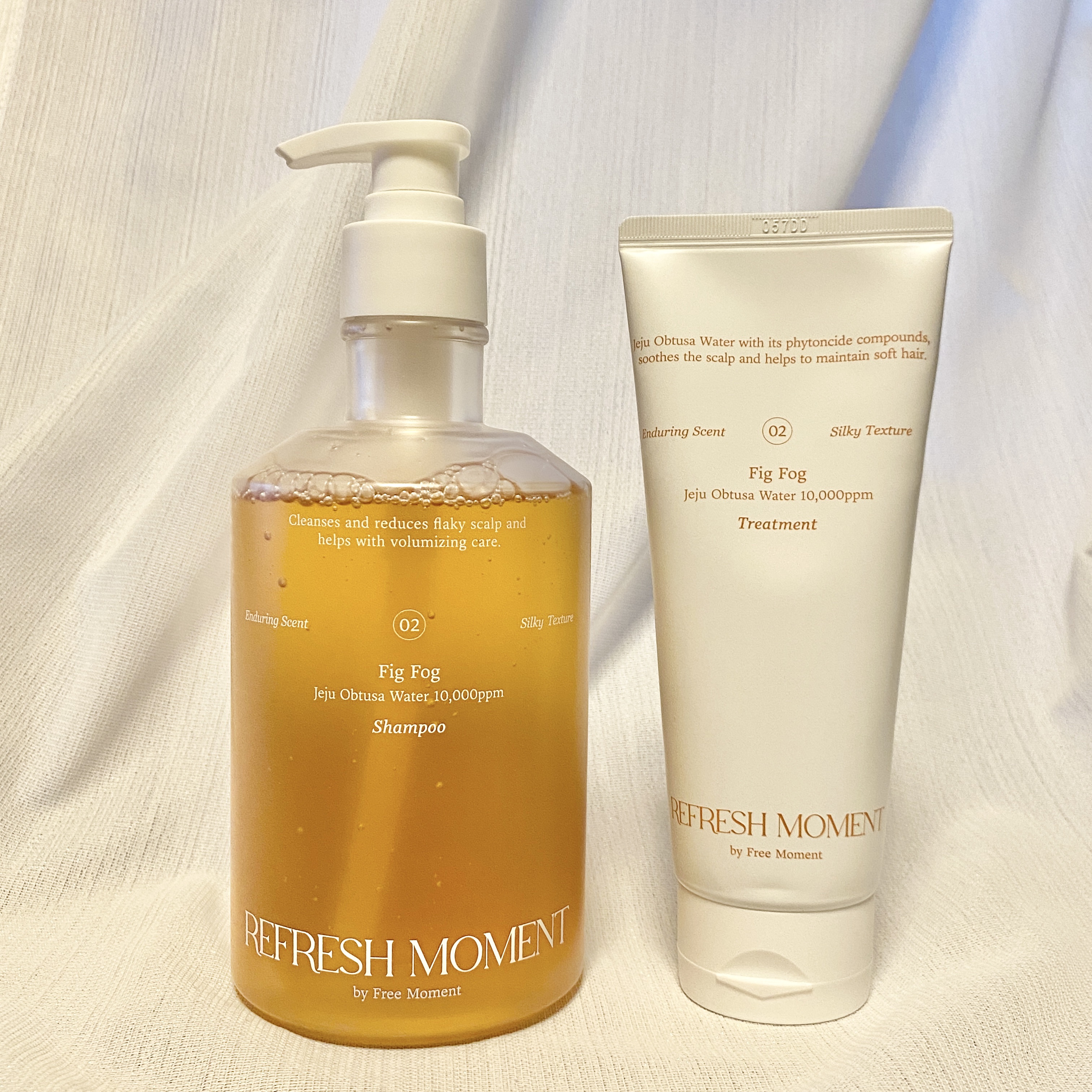 リフレッシュモーメントパフュームシャンプー/トリートメント Fig Fog/Free Moment /市販シャンプーを使ったクチコミ（2枚目）