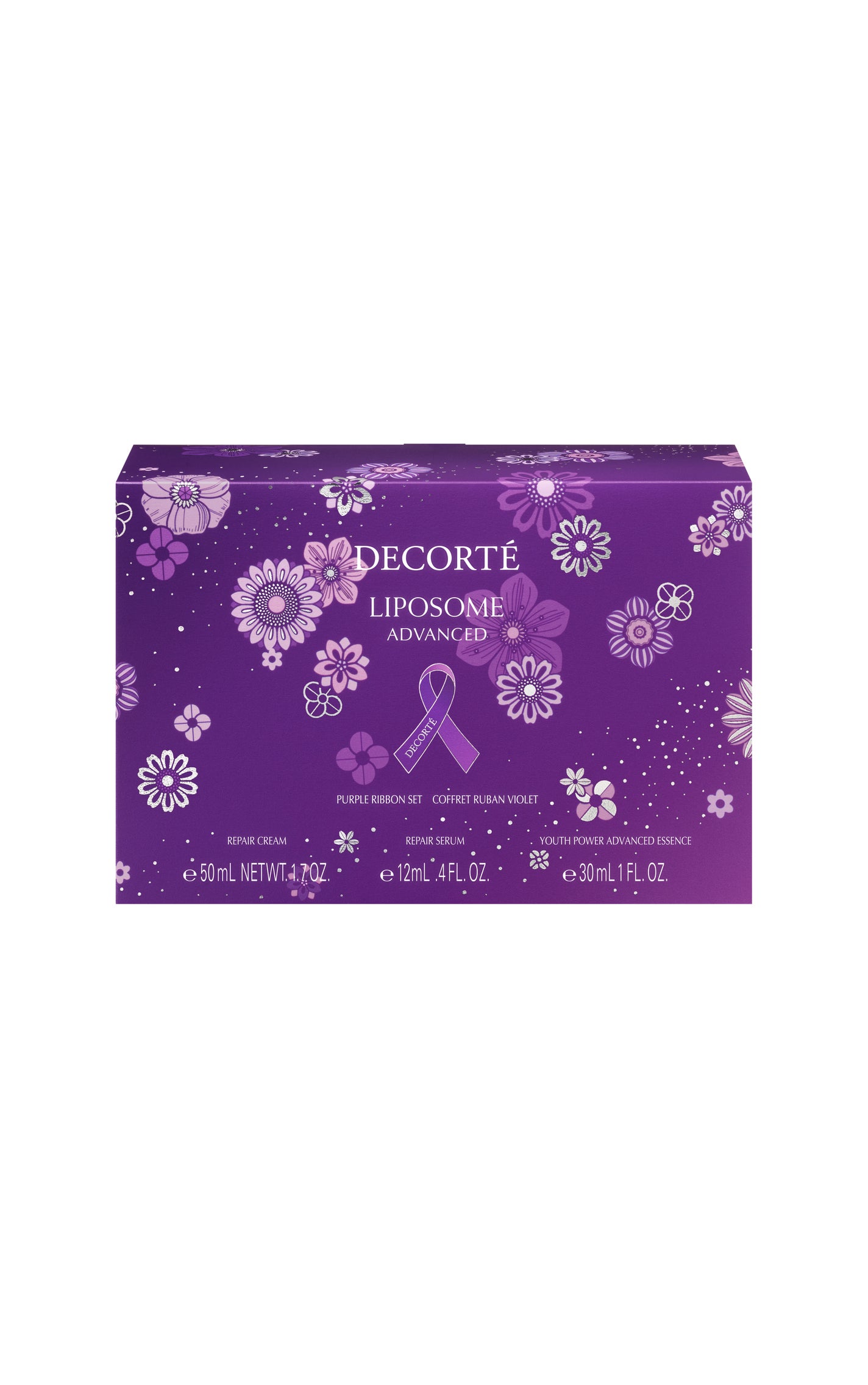 コスメデコルテ リポソーム アドバンスト リペアクリーム パープルリボン セット 2025 DECORTÉ