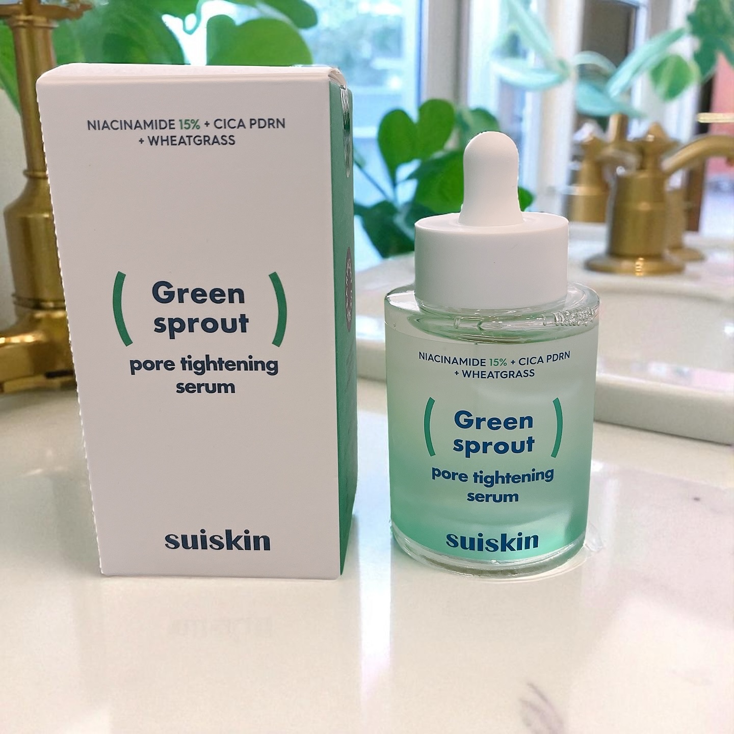 若芽ポアタイトニングセラム/suiskin/美容液を使ったクチコミ（1枚目）