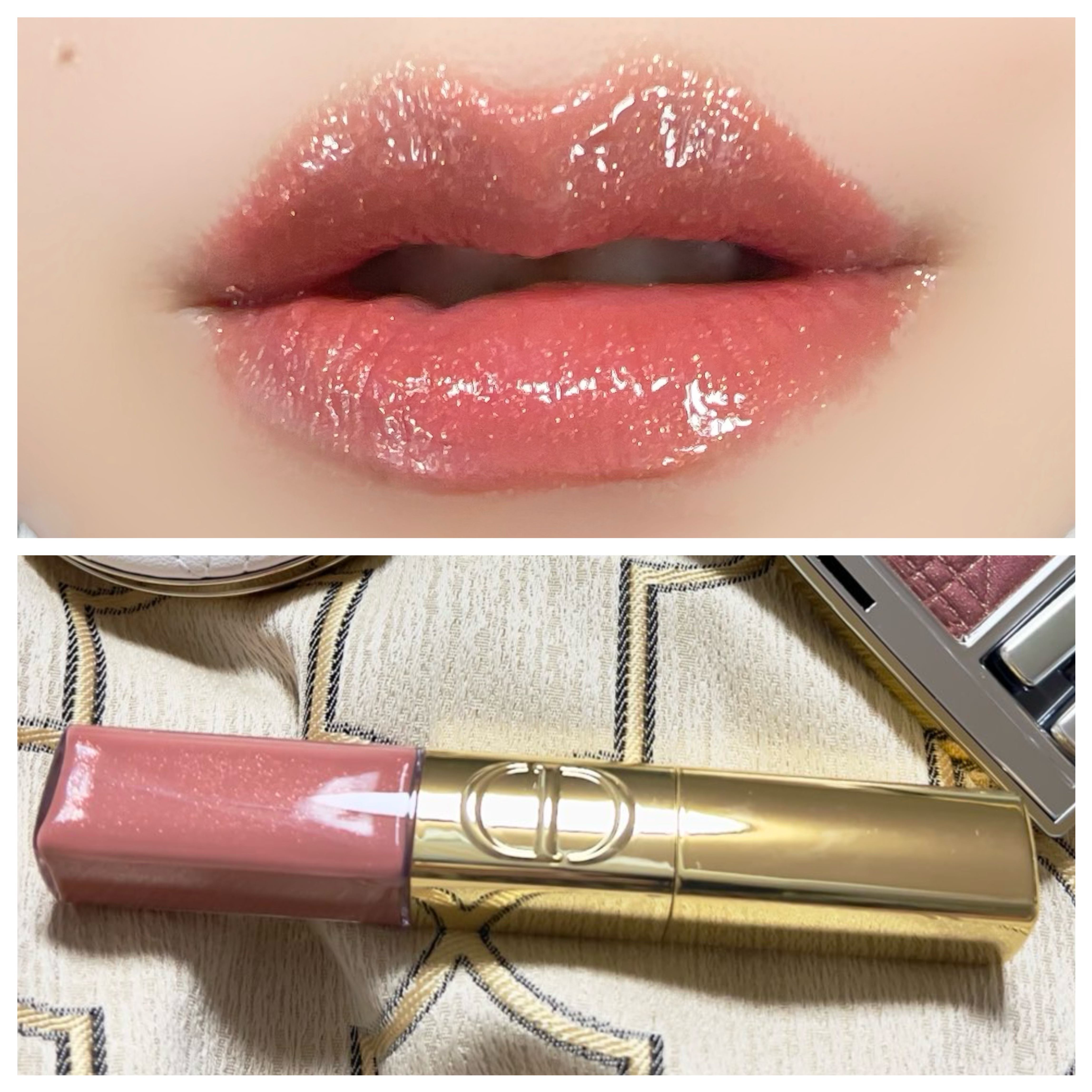 ルージュ ディオール シークイン リキッド デュオ（ホリデーコレクション 2025 限定品）/Dior/口紅・グロス・リップライナー・リップケアを使ったクチコミ（1枚目）