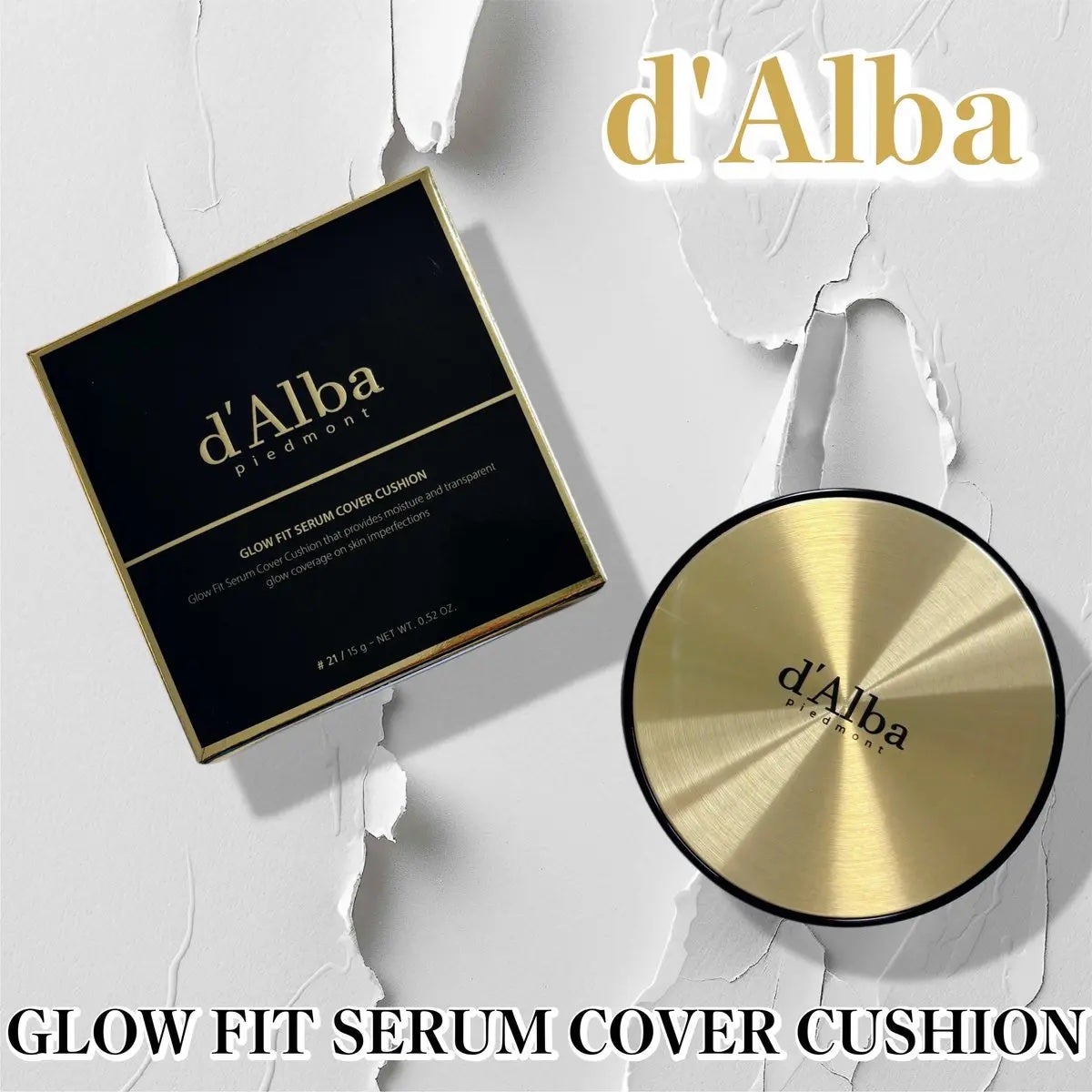 グロウフィットセラムカバークッション/ダルバ/クッションファンデーションを使ったクチコミ(1枚目)