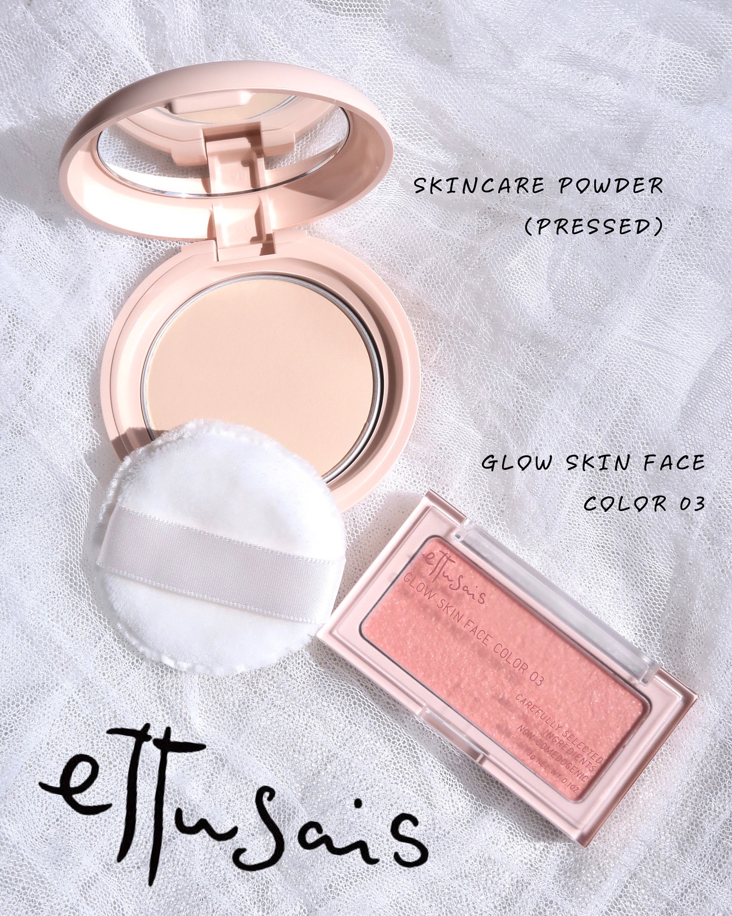 .

【ettusais】

大好きなベースライン新作♡
▣スキンケアパウダー(プレスト)シアーベージュ
¥2,640(税込) レフェル ¥2,090(税込)
SPF35 PA+++
肌にのせると溶けて素肌に馴染む使用感。
毛穴や色ムラなど