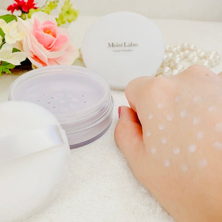 モイストラボ ルースパウダー〈くすみ防止タイプ〉/Moist Labo/ルースパウダーを使ったクチコミ(7枚目)