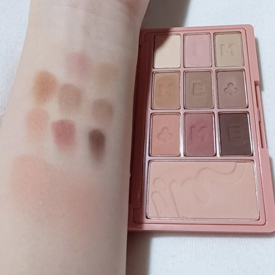 アイムヒドゥンカードパレット 001 ラッキーカード/i’m meme/アイシャドウパレットを使ったクチコミ（2枚目）