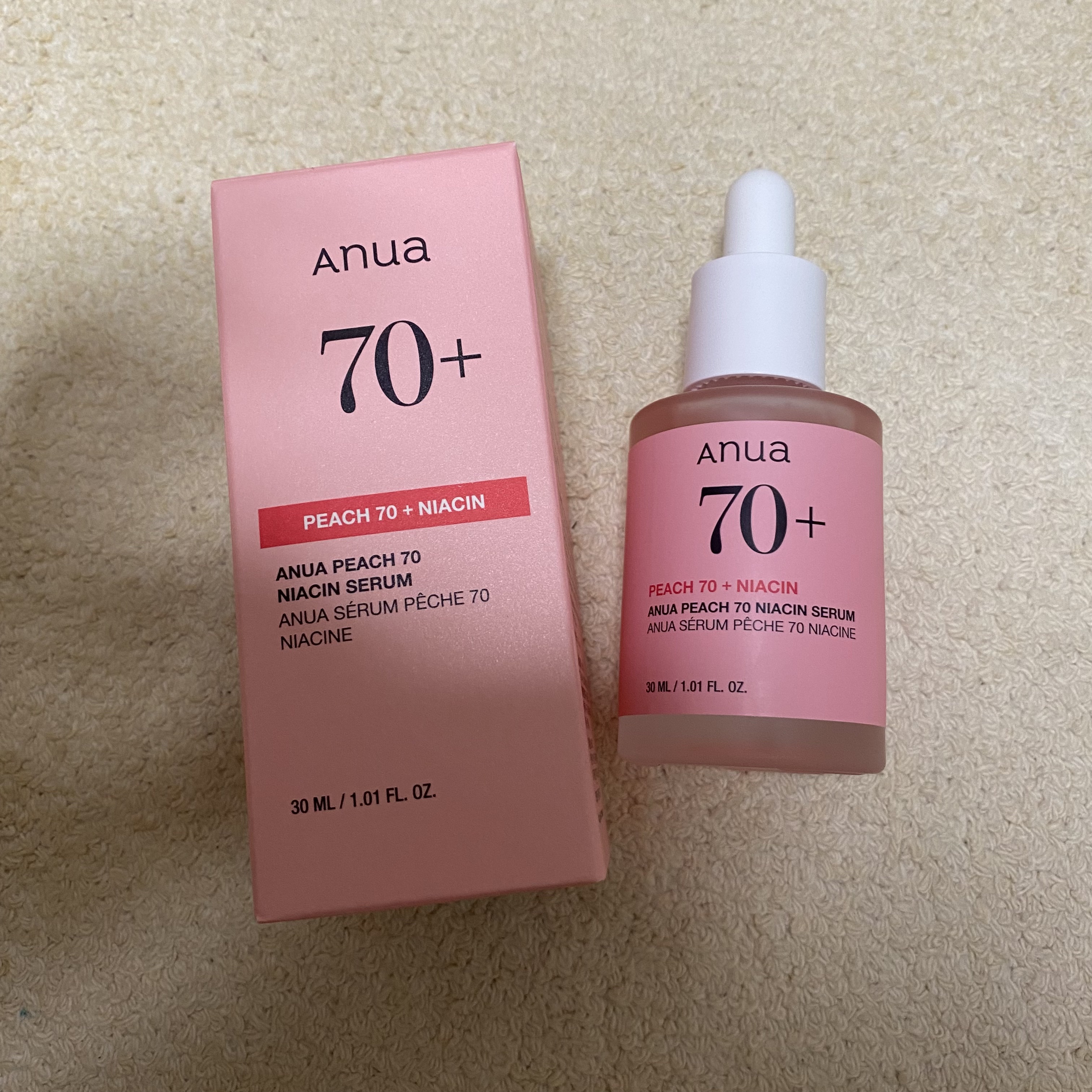 桃70%ナイアシンセラム/Anua/美容液を使ったクチコミ（2枚目）