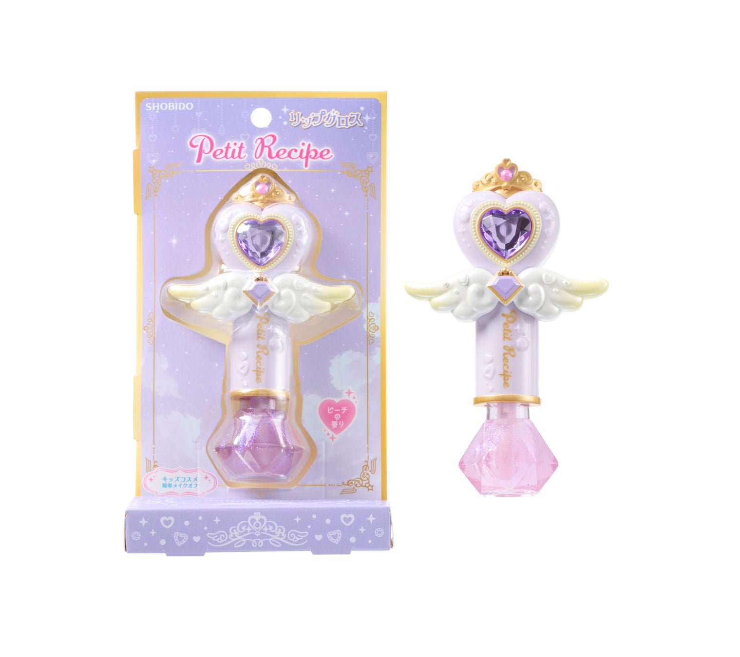 プチレシピ　リップグロス パープル