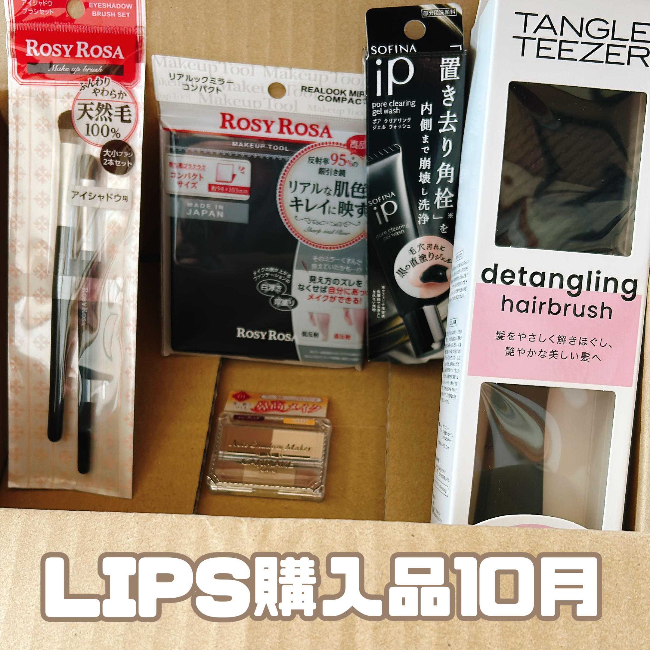 【なんとなく買ってみた】

少し発散したくてプチ買い物しました！
ブラシがメインかな？

ガチャのクーポンとポイント使って4,175円でした。


✼••┈┈••✼••┈┈••✼••┈┈••✼••┈┈••✼


・TANGLE TEEZER