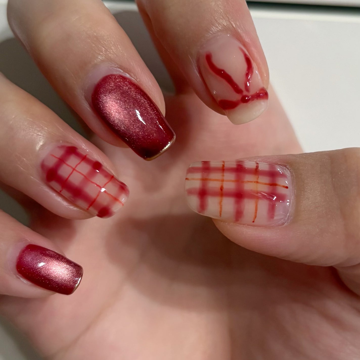 ジェルネイル(ライト対応)/セリア/ジェルネイルを使ったクチコミ(1枚目)