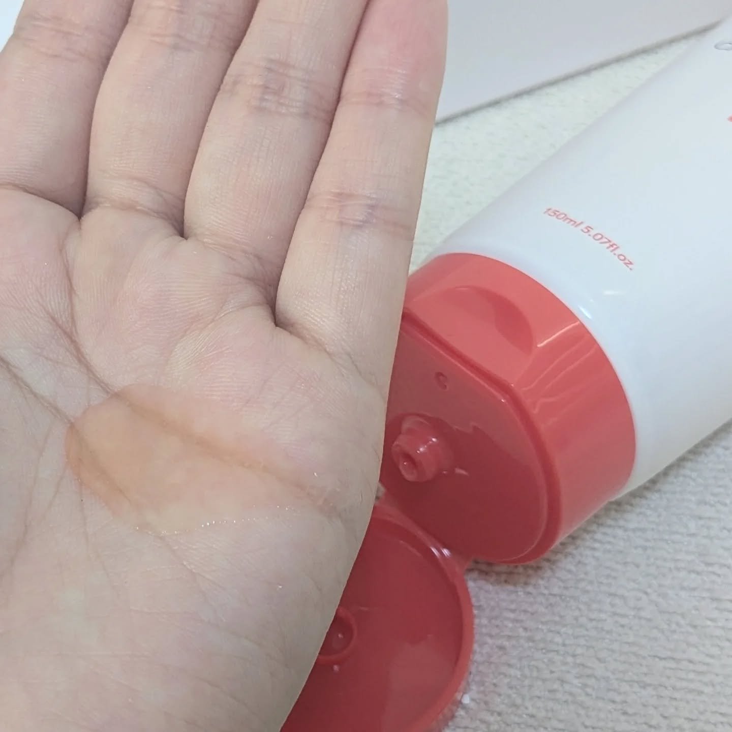 グリコール酸×ビタミンC カーミングゼリーセラム/SKIN&LAB/美容液を使ったクチコミ（3枚目）