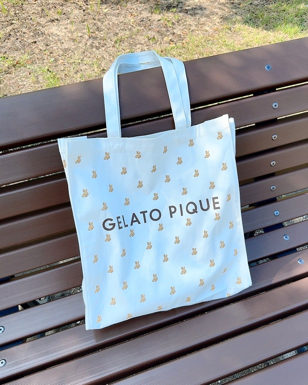 ホビートートバッグ ジェラートピケ