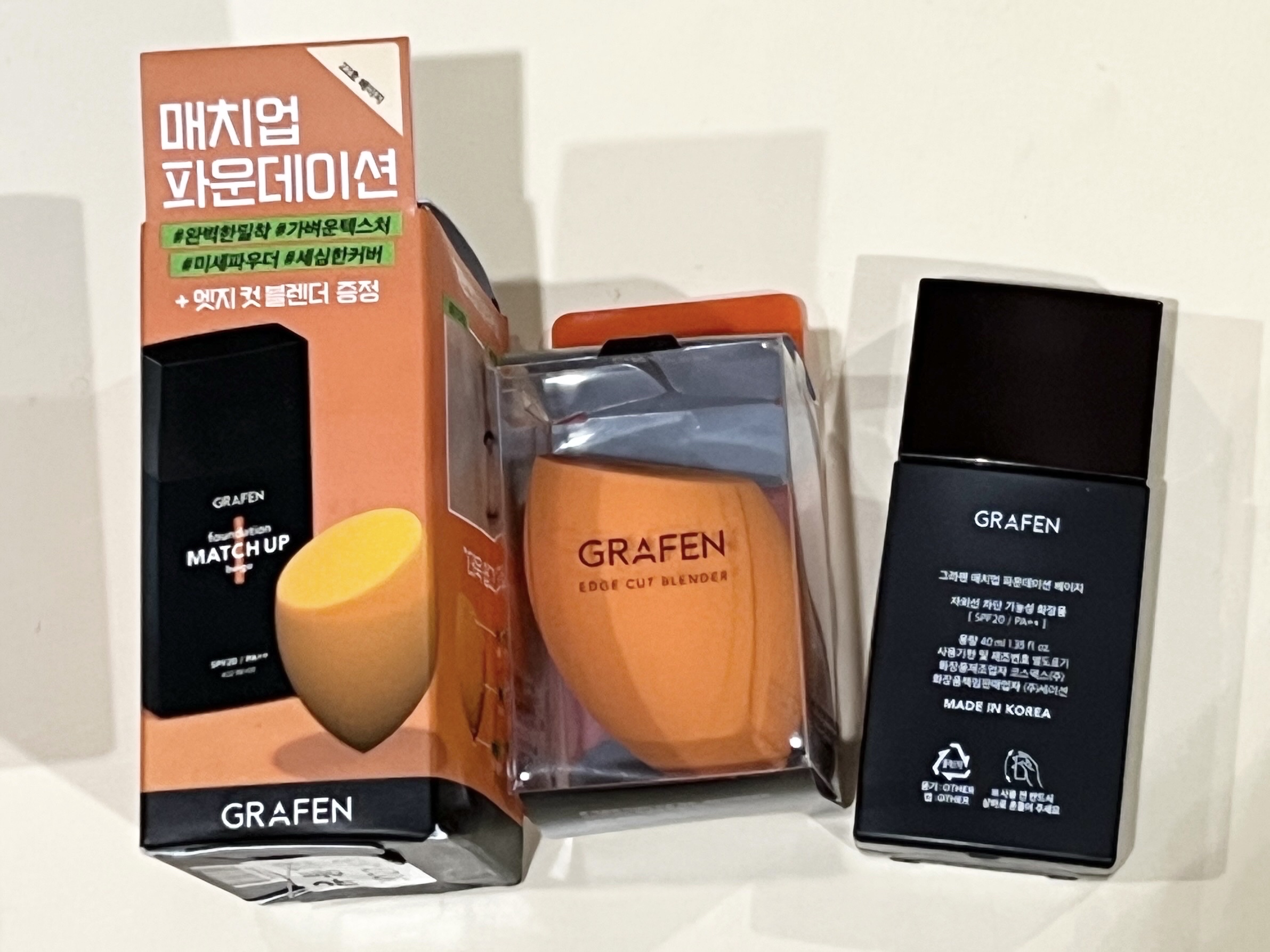 マッチアップファンデーション/GRAFEN /リキッドファンデーションを使ったクチコミ（1枚目）