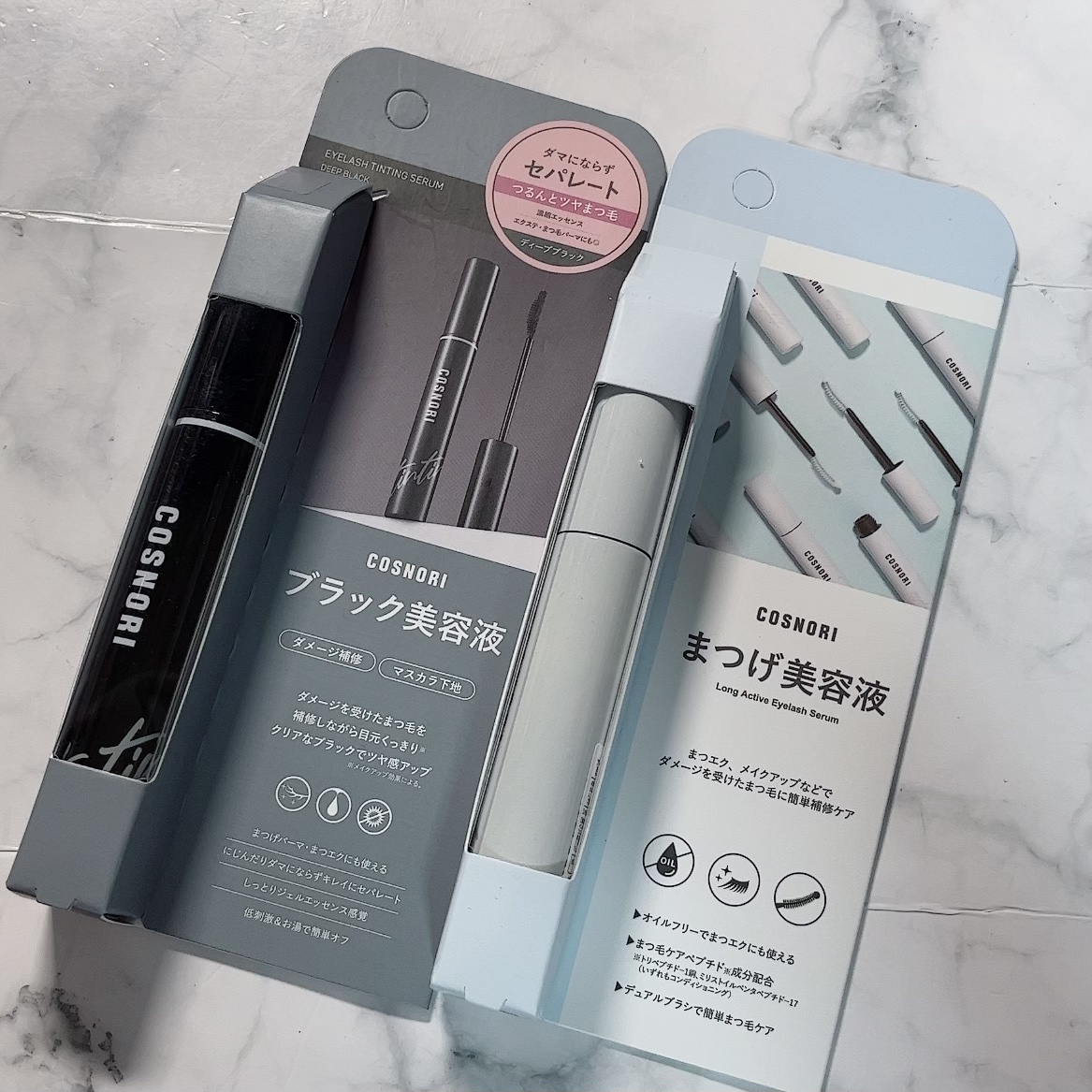 ロングアクティブアイラッシュセラム/COSNORI/まつげ美容液を使ったクチコミ（2枚目）