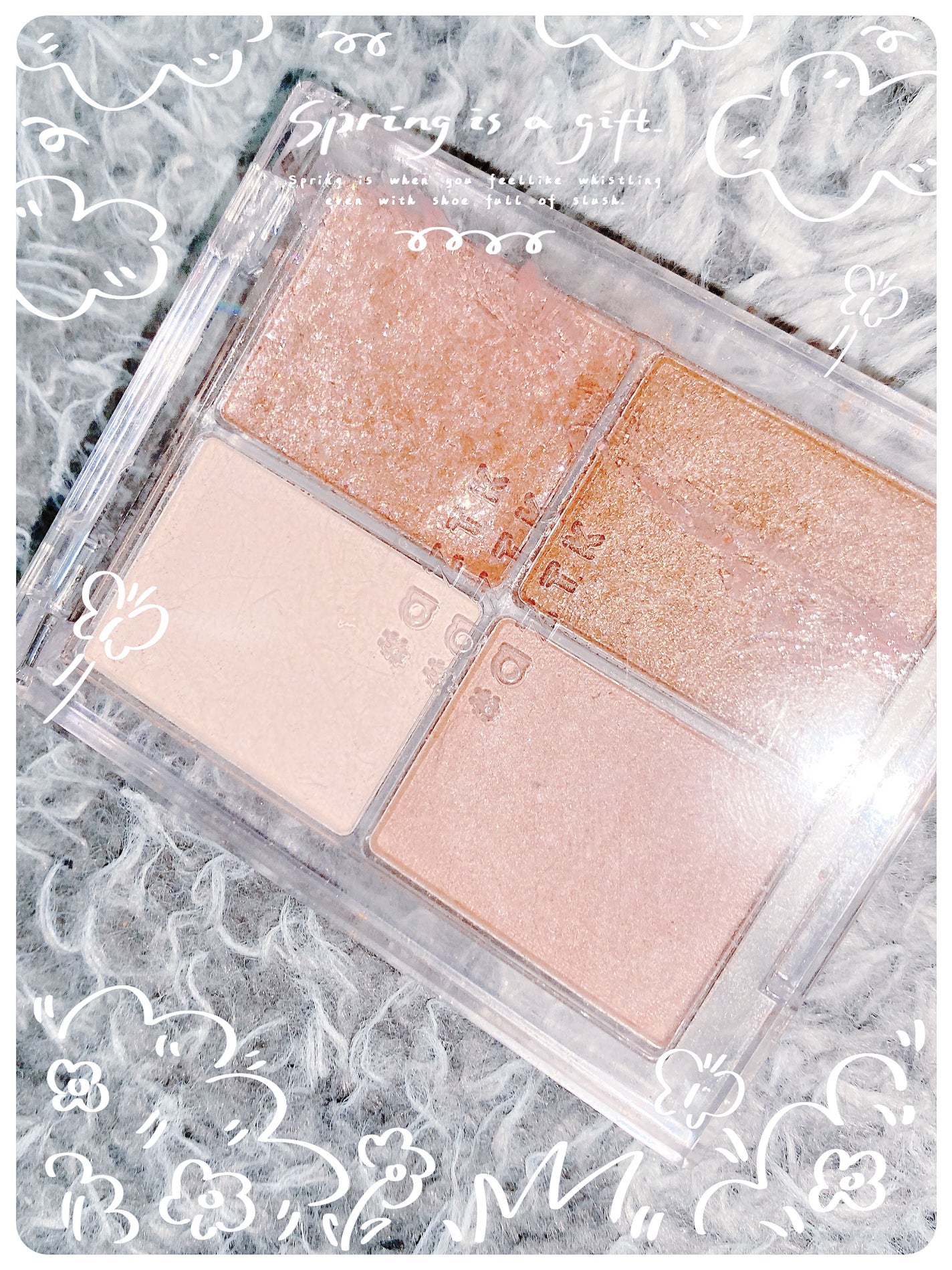 4色アイシャドウパレット/aZTK/アイシャドウパレットを使ったクチコミ(1枚目)