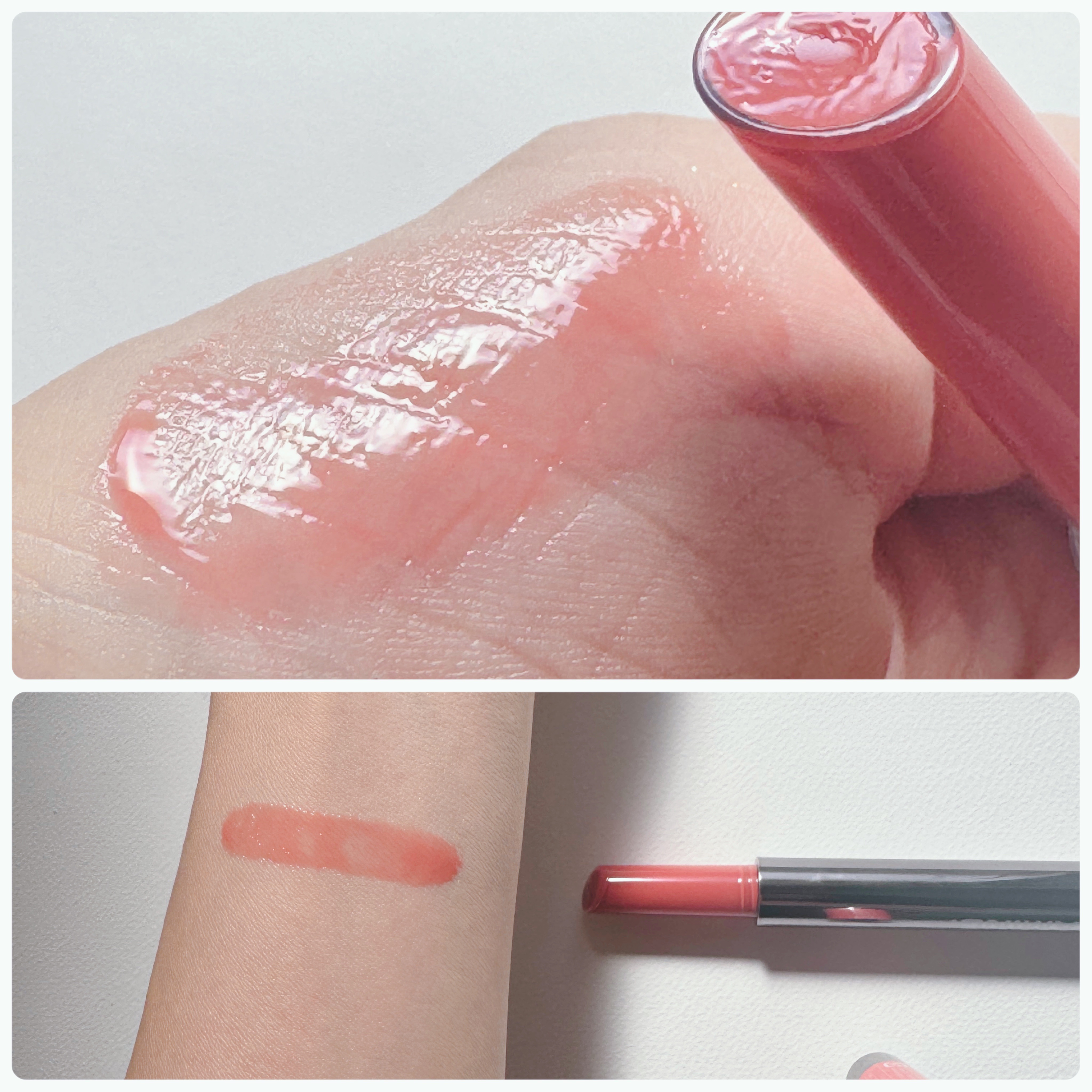 シロップメルティング スティック 01/NAMING./口紅を使ったクチコミ（2枚目）