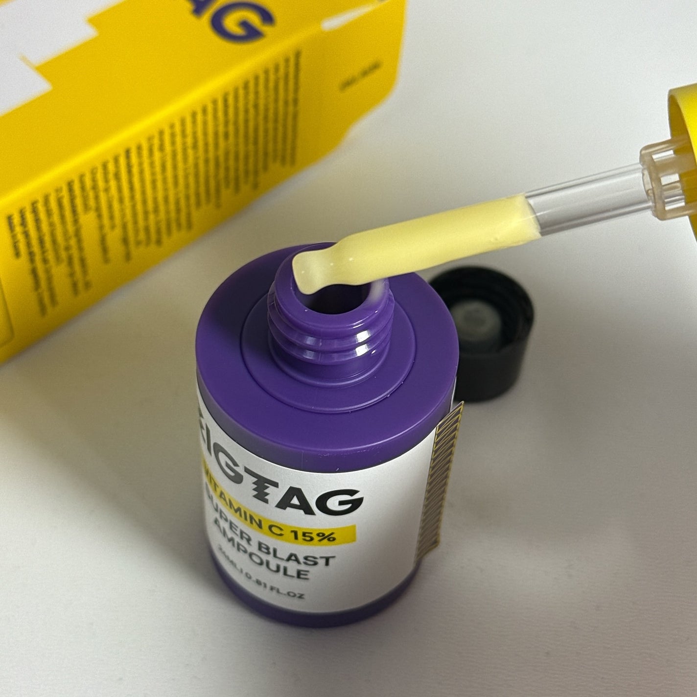 ビタミンC15%スーパーブラストアンプル/ZIGTAG/美容液を使ったクチコミ(2枚目)