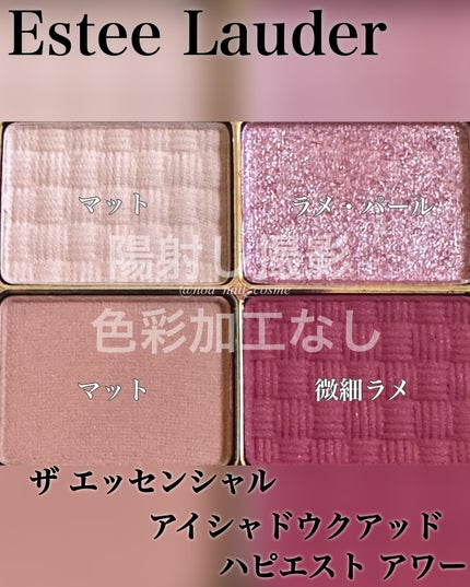 ザ エッセンシャル アイシャドウ クアッド/ESTEE LAUDER/アイシャドウパレットを使ったクチコミ(2枚目)