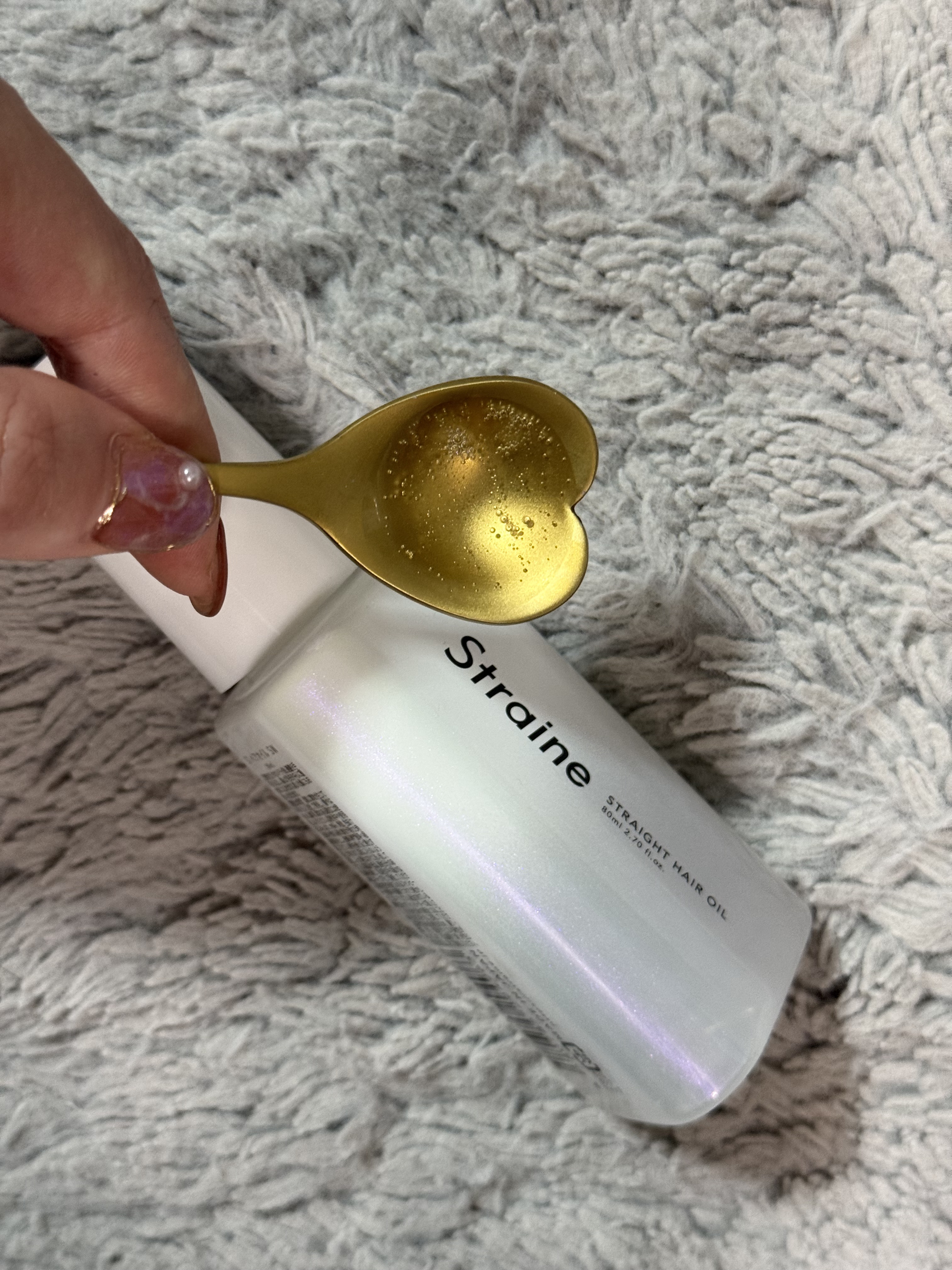 ストレートヘアオイル/Straine/ヘアオイルを使ったクチコミ（2枚目）