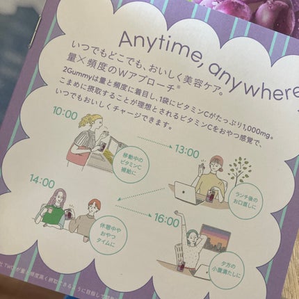 2Gummy LIPOSOME VC/2foods/美容サプリメントを使ったクチコミ(2枚目)