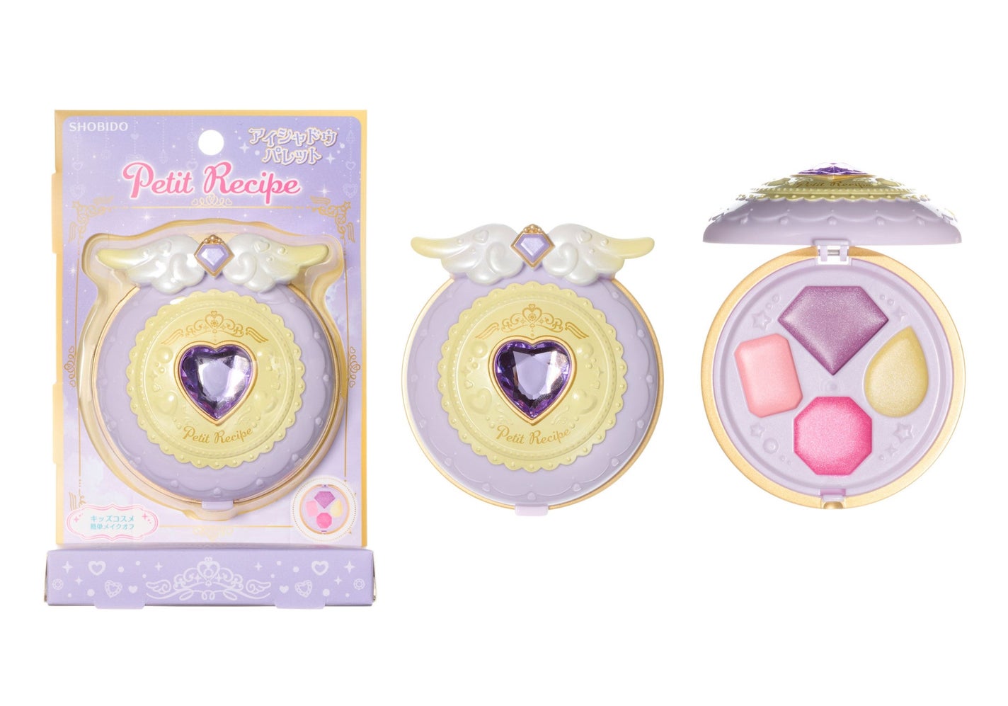 プチレシピ アイシャドウパレット パープル