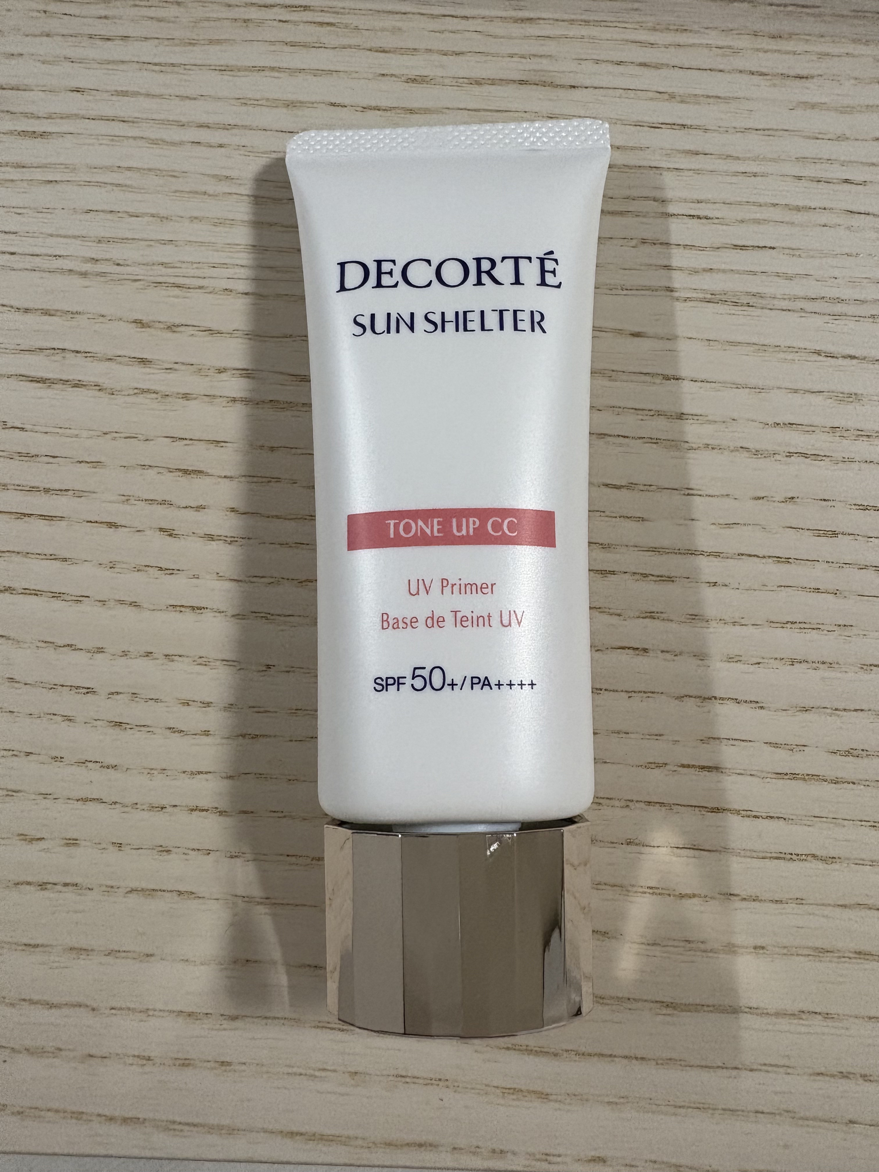 サンシェルター　マルチ プロテクション　トーンアップＣＣ/DECORTÉ/化粧下地を使ったクチコミ（2枚目）