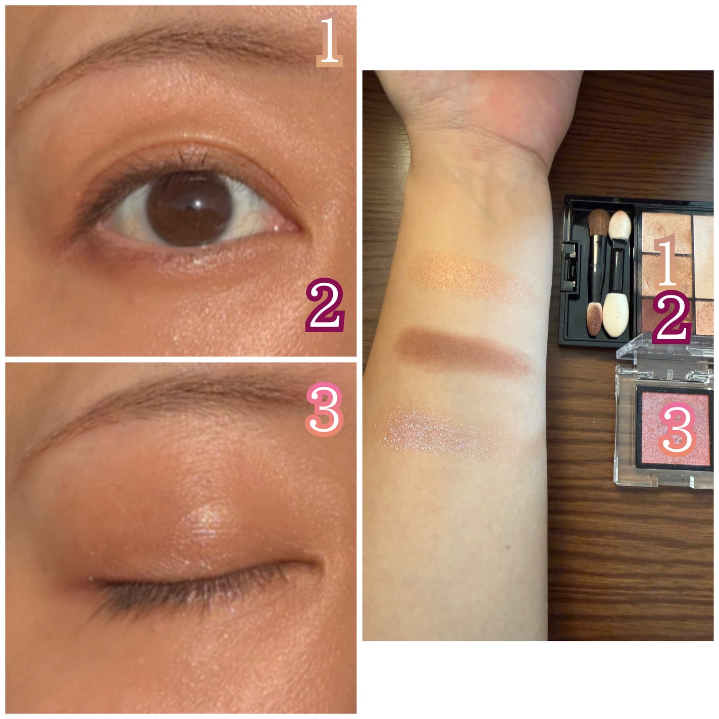 ドラマティックスタイリングアイズ/マキアージュ/アイシャドウパレットを使ったクチコミ(2枚目)