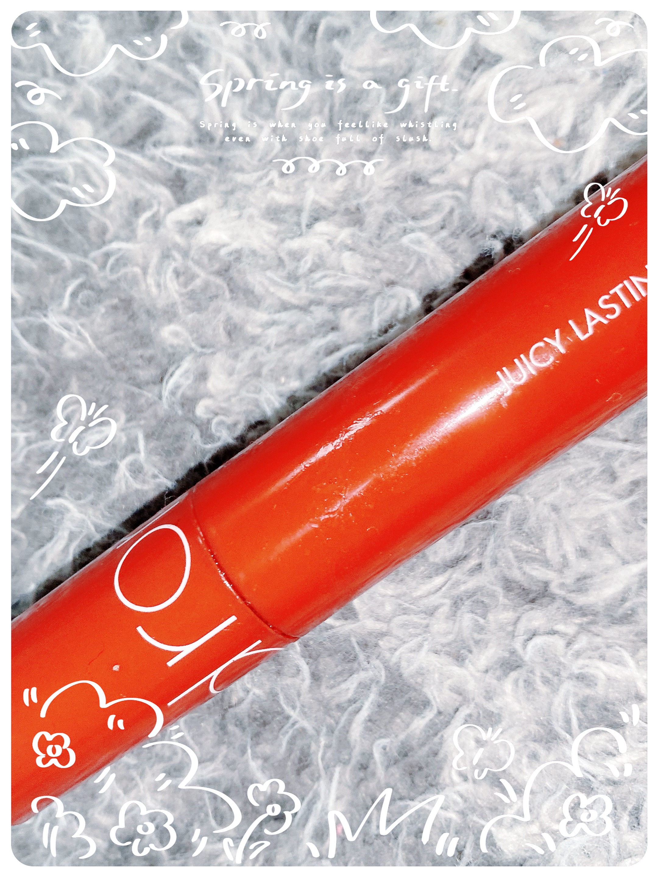 ジューシーラスティングティント/rom&nd/リップティントを使ったクチコミ（1枚目）