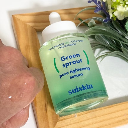 若芽ポアタイトニングセラム/suiskin/美容液を使ったクチコミ(3枚目)