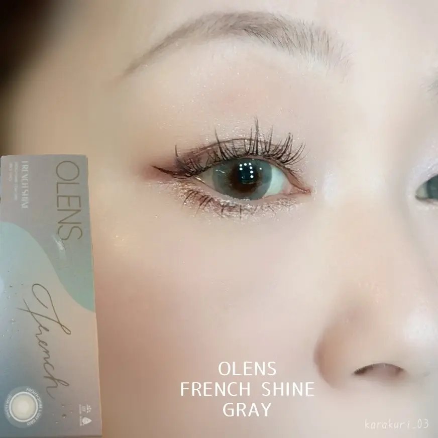 FrenchShine1day/OLENS/ワンデー（１DAY）カラコンを使ったクチコミ（2枚目）
