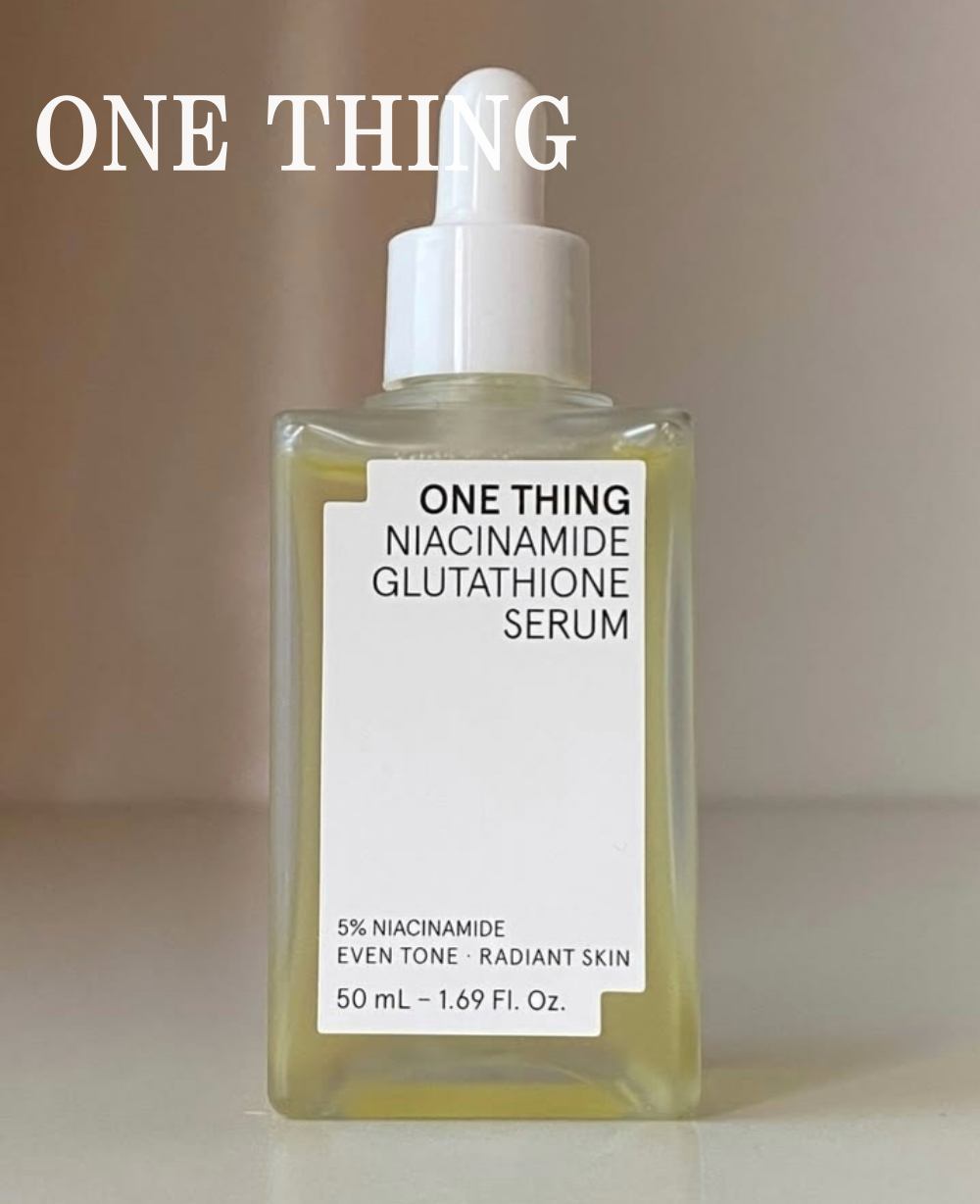 ONE THING ナイアシンアミドグルタチオンセラムのクチコミ「ONE THING
ナイアシンアミドグルタチオンセラム　　50ml

肌のトーンアップやキメが.....」（1枚目）