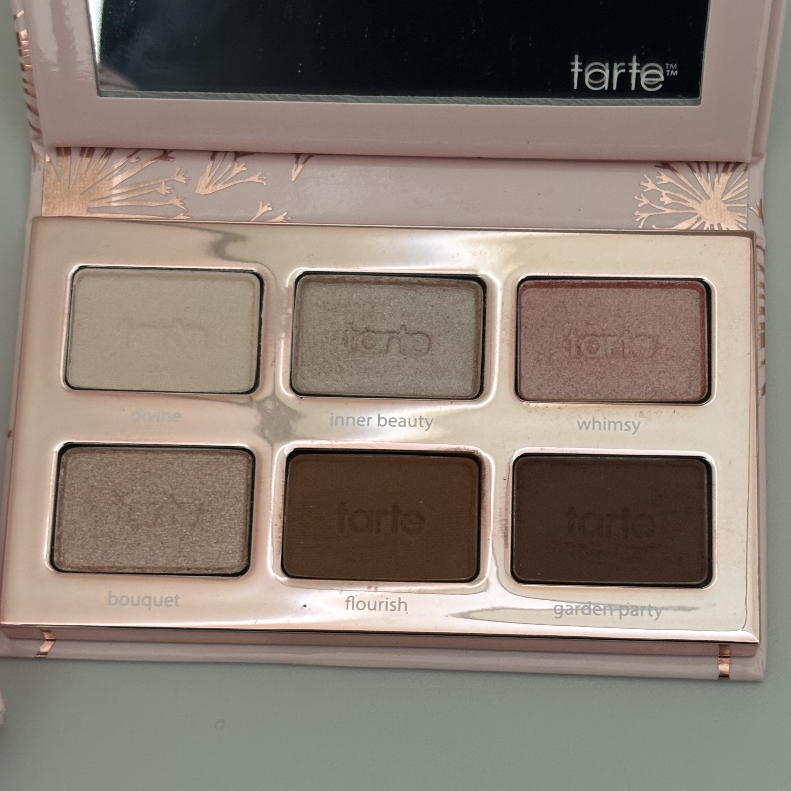 タルトレット フレッシュ ピックド アマゾニアンクレイ パレット/tarte/アイシャドウパレットを使ったクチコミ（2枚目）