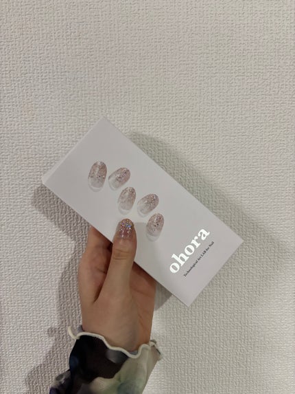 セミキュアジェルネイル(ハンド)/ohora/ネイルシールを使ったクチコミ(2枚目)