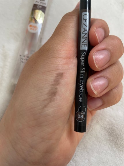 超細芯アイブロウ 08 ビターグレージュ/CEZANNE/アイブロウペンシルの画像