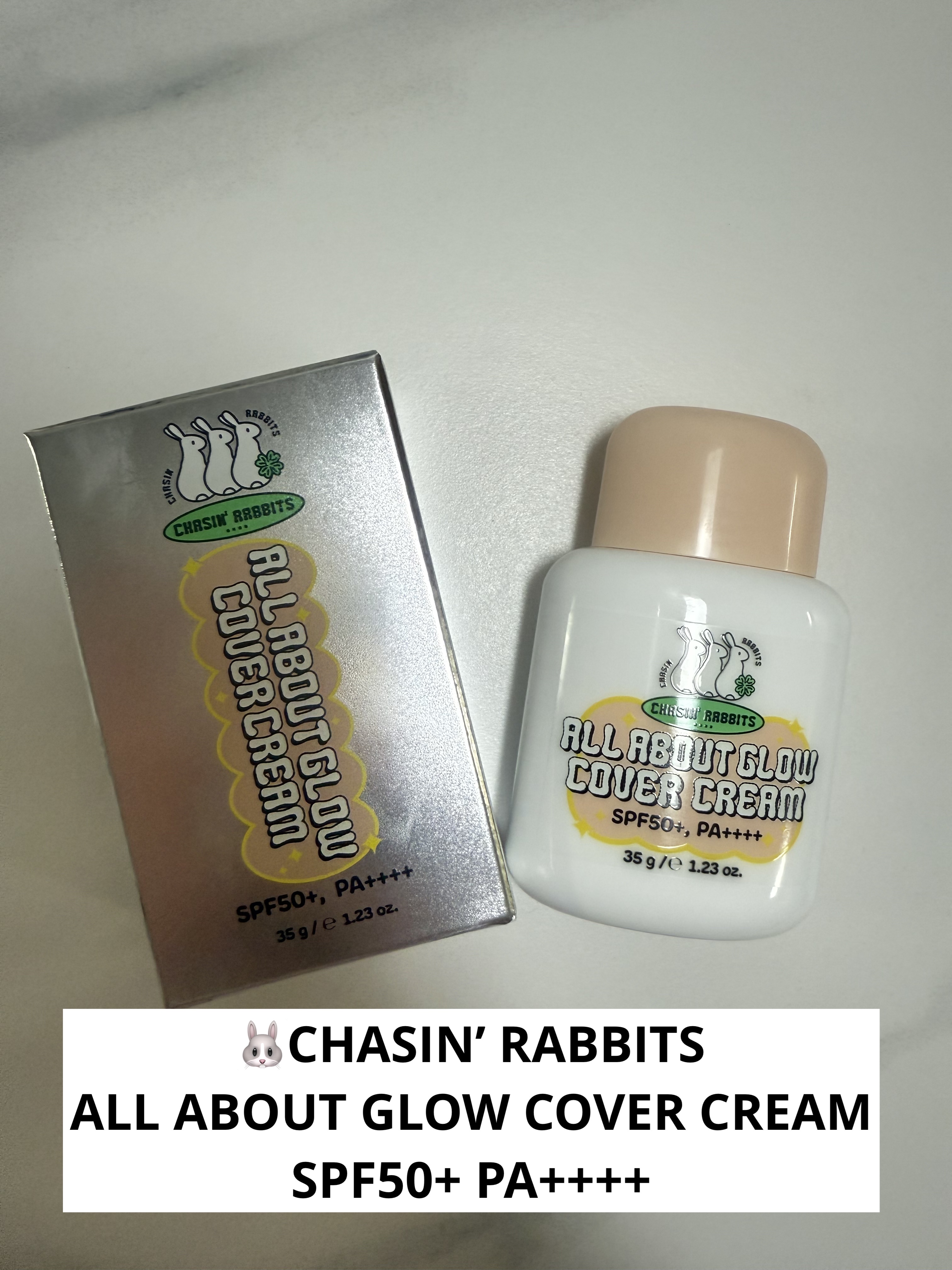 オールアバウトグロウカバークリーム/CHASIN'RABBITS/日焼け止めクリームを使ったクチコミ（1枚目）