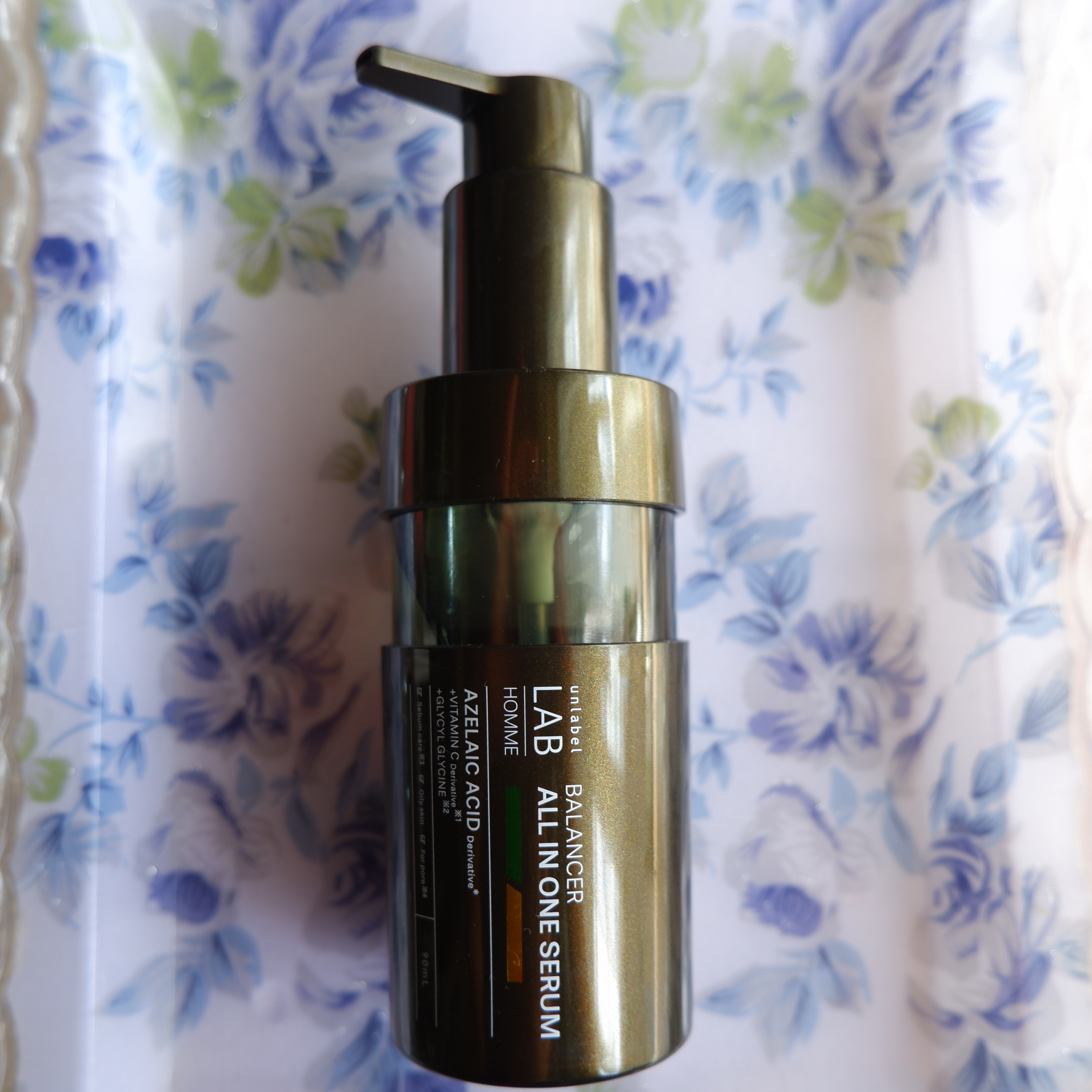 アンレーベル ラボ オム AZ バランサー オールインワンセラム/unlabel/オールインワン化粧品を使ったクチコミ（1枚目）