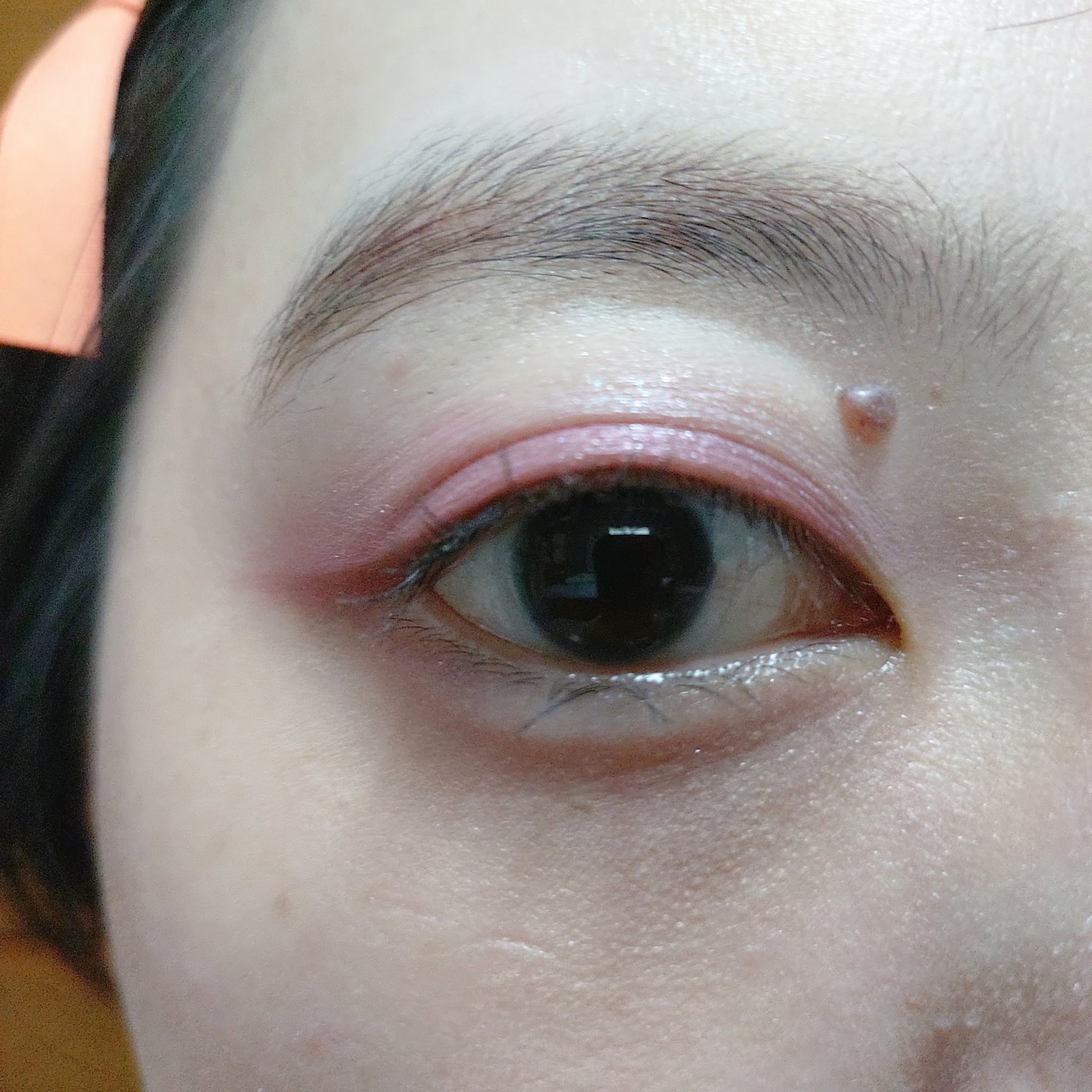 プレスド アイシャドー（レフィル） ME ダークフィグ 789/shu uemura/単色アイシャドウを使ったクチコミ（2枚目）