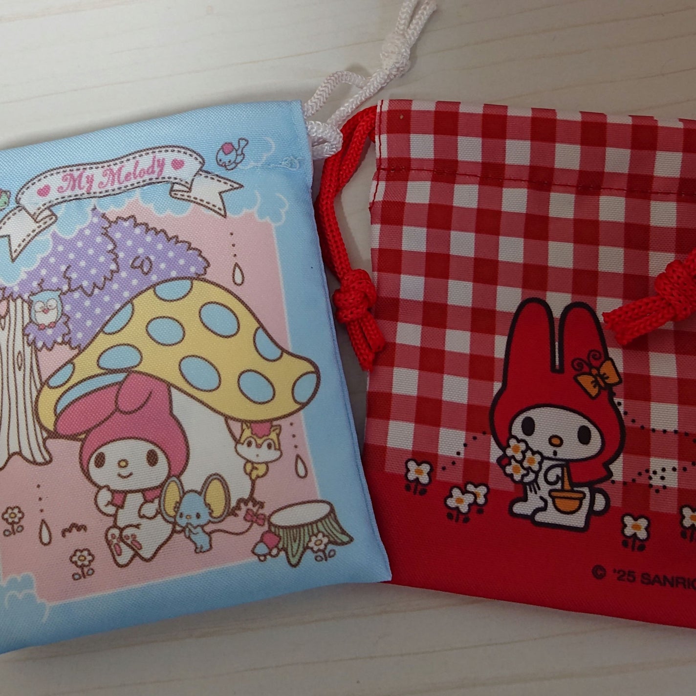 にゃんこ☆フォロバします on LIPS 「✨マイメロプチ巾着✨ダイソーで見つけたマイメロのプチ巾着🐰マイ..」(4枚目)