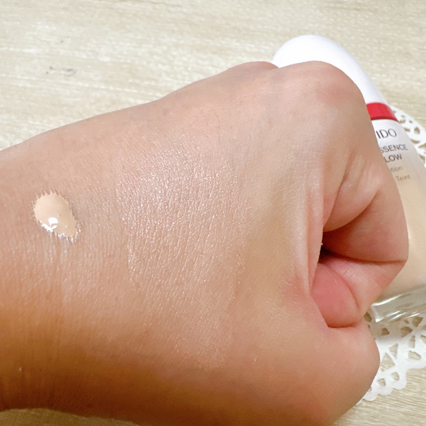 エッセンス スキングロウ ファンデーション/SHISEIDO/リキッドファンデーションを使ったクチコミ(4枚目)
