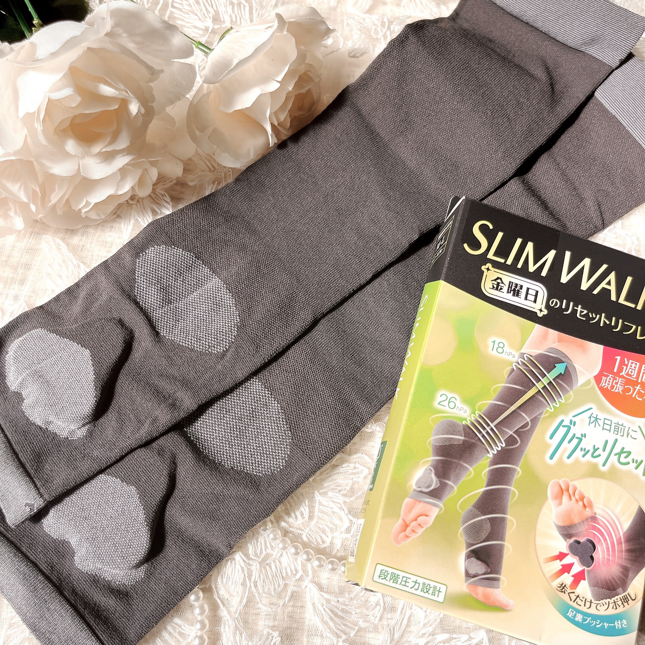 スリムウォーク® 金曜日のリセットリフレ/SLIMWALK/着圧ソックス・レギンスを使ったクチコミ（1枚目）