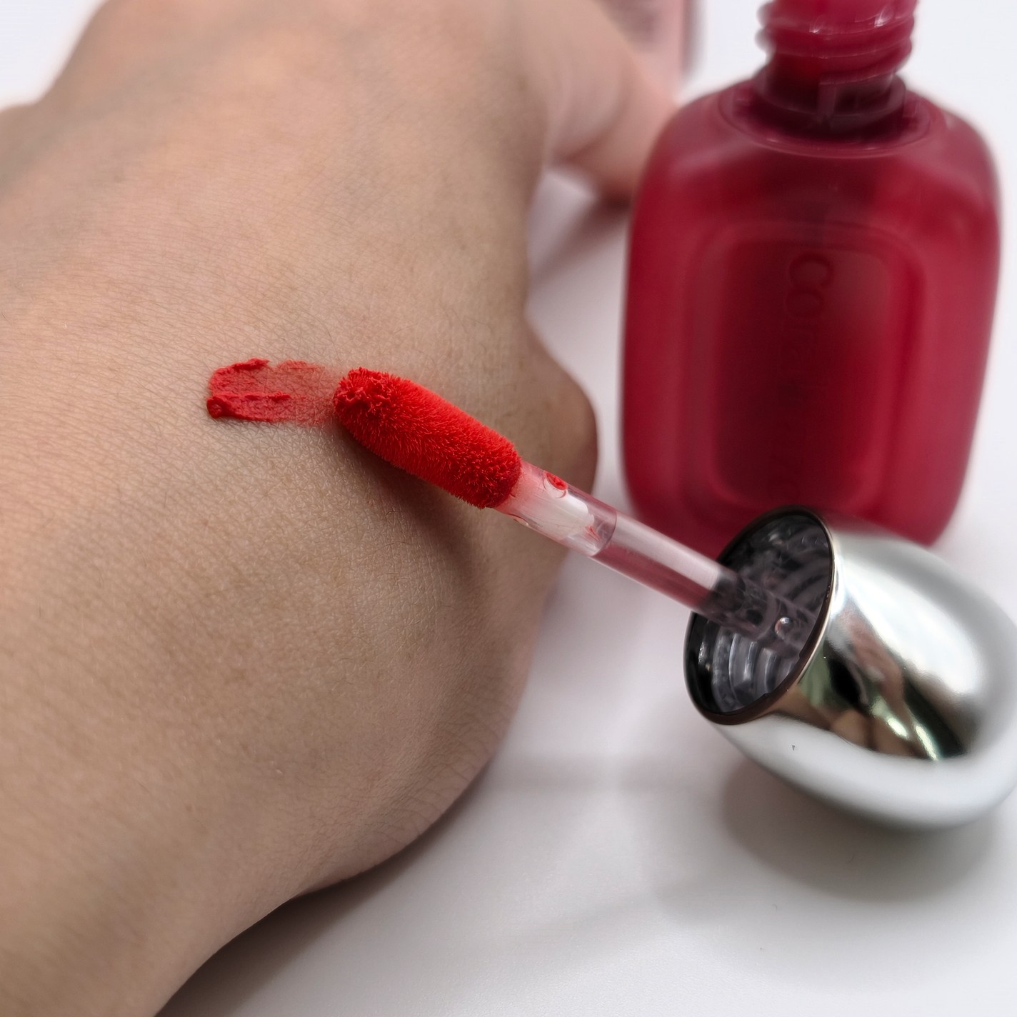 ベア ベルベット ティント/Coralhaze/リップティントを使ったクチコミ（3枚目）