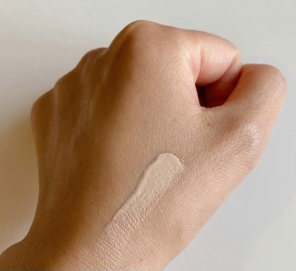 エッセンス スキングロウ ファンデーション 130 Opal/SHISEIDO/リキッドファンデーションを使ったクチコミ（2枚目）