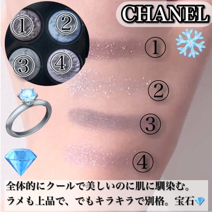 レ キャトル オンブル/CHANEL/アイシャドウパレットを使ったクチコミ(4枚目)