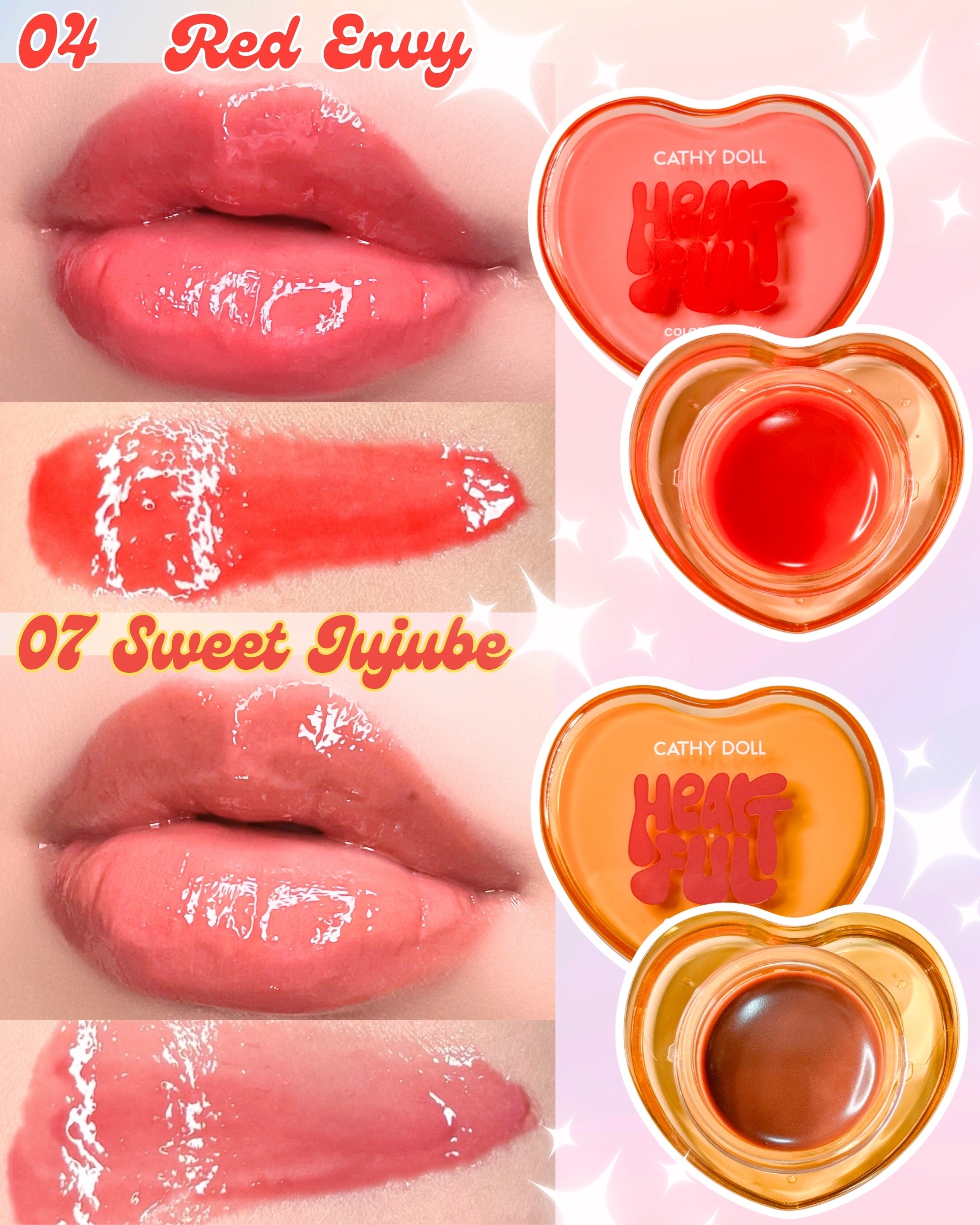 Cathy Doll ハートフル カラーリップマスク/CathyDoll/リップマスクを使ったクチコミ（3枚目）