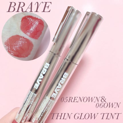 THIN GLOW TINT/BRAYE/口紅を使ったクチコミ(1枚目)
