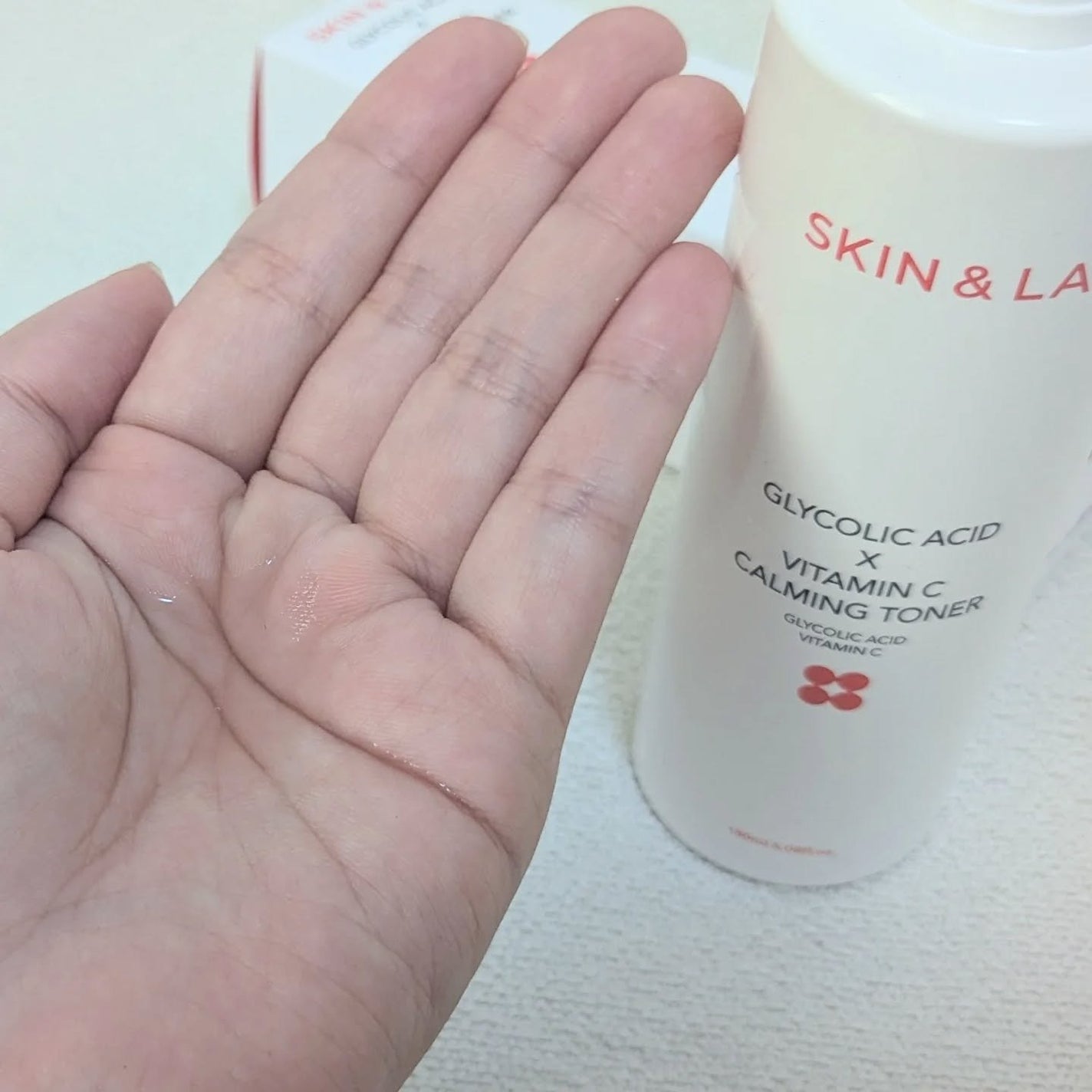 グリコール酸×ビタミンC カーミングゼリーセラム/SKIN&LAB/美容液を使ったクチコミ(5枚目)