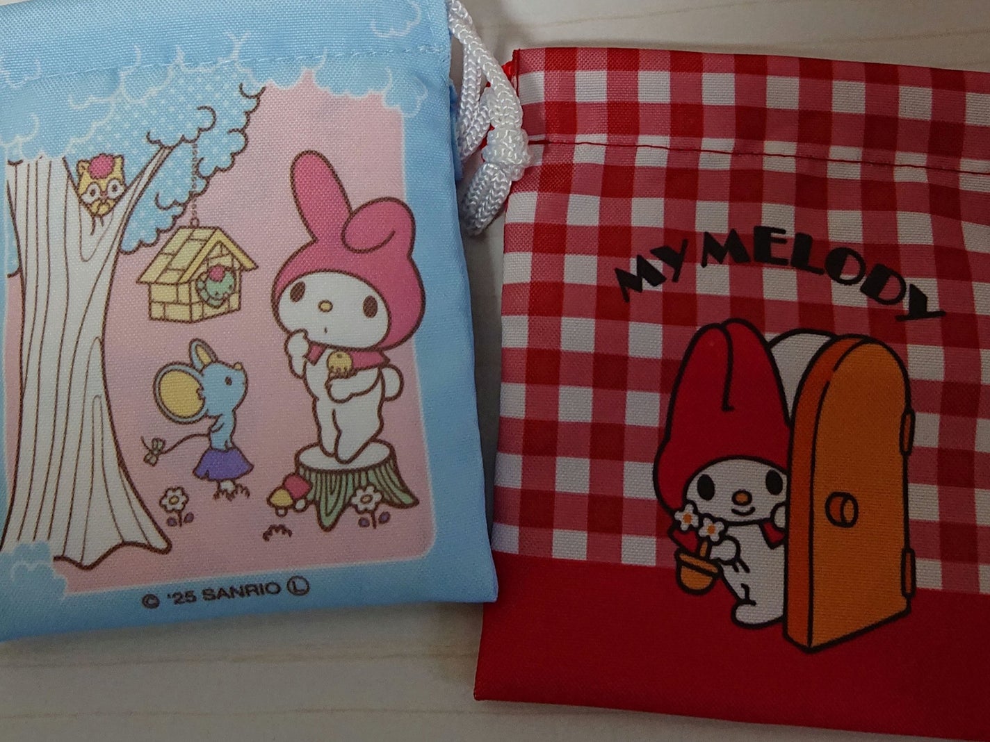 にゃんこ☆フォロバします on LIPS 「✨マイメロプチ巾着✨ダイソーで見つけたマイメロのプチ巾着🐰マイ..」(3枚目)