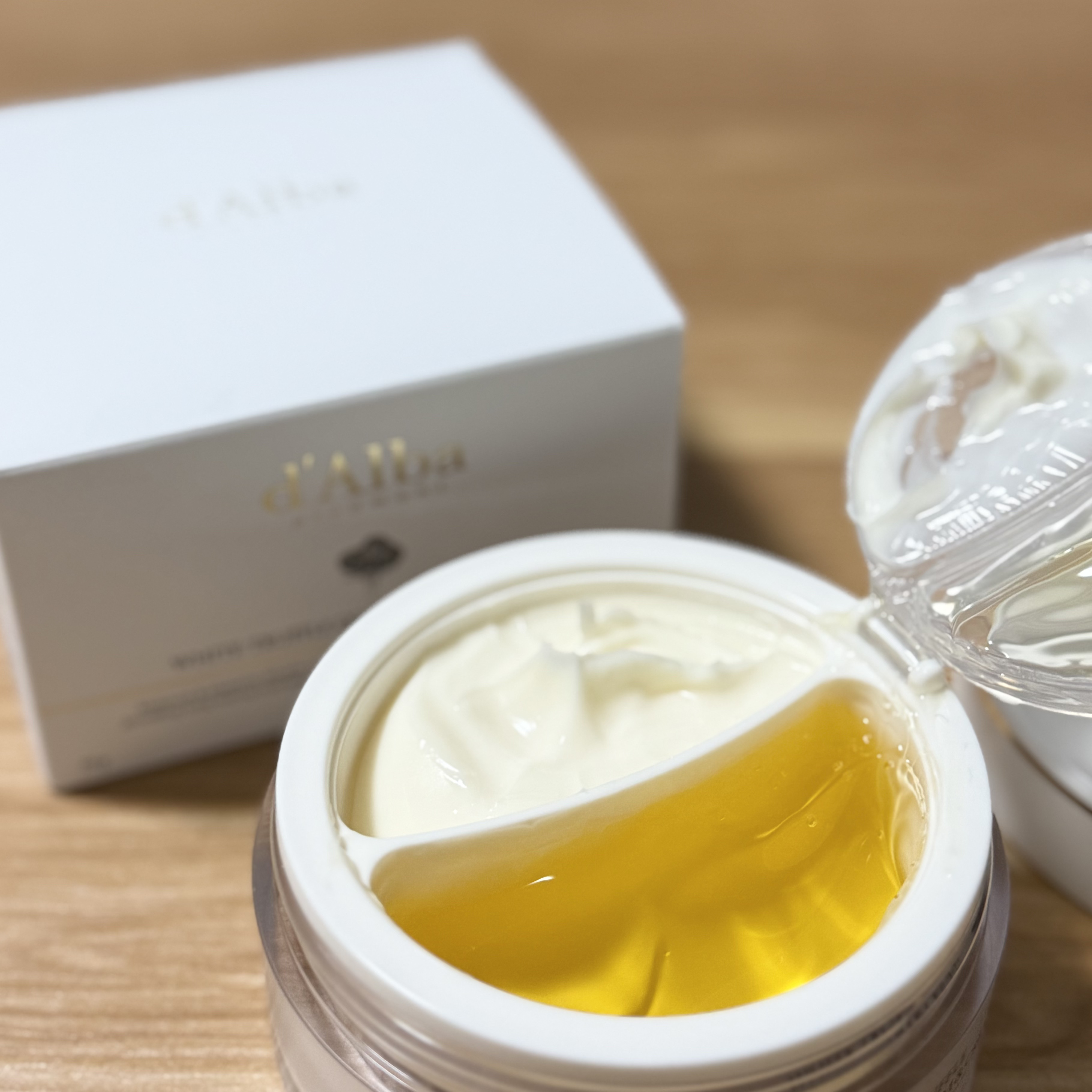 ホワイトトリュフダブルセラムアンドクリーム/ダルバ/フェイスクリームを使ったクチコミ（2枚目）