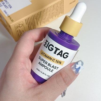 ビタミンC15%スーパーブラストアンプル/ZIGTAG/美容液を使ったクチコミ(5枚目)