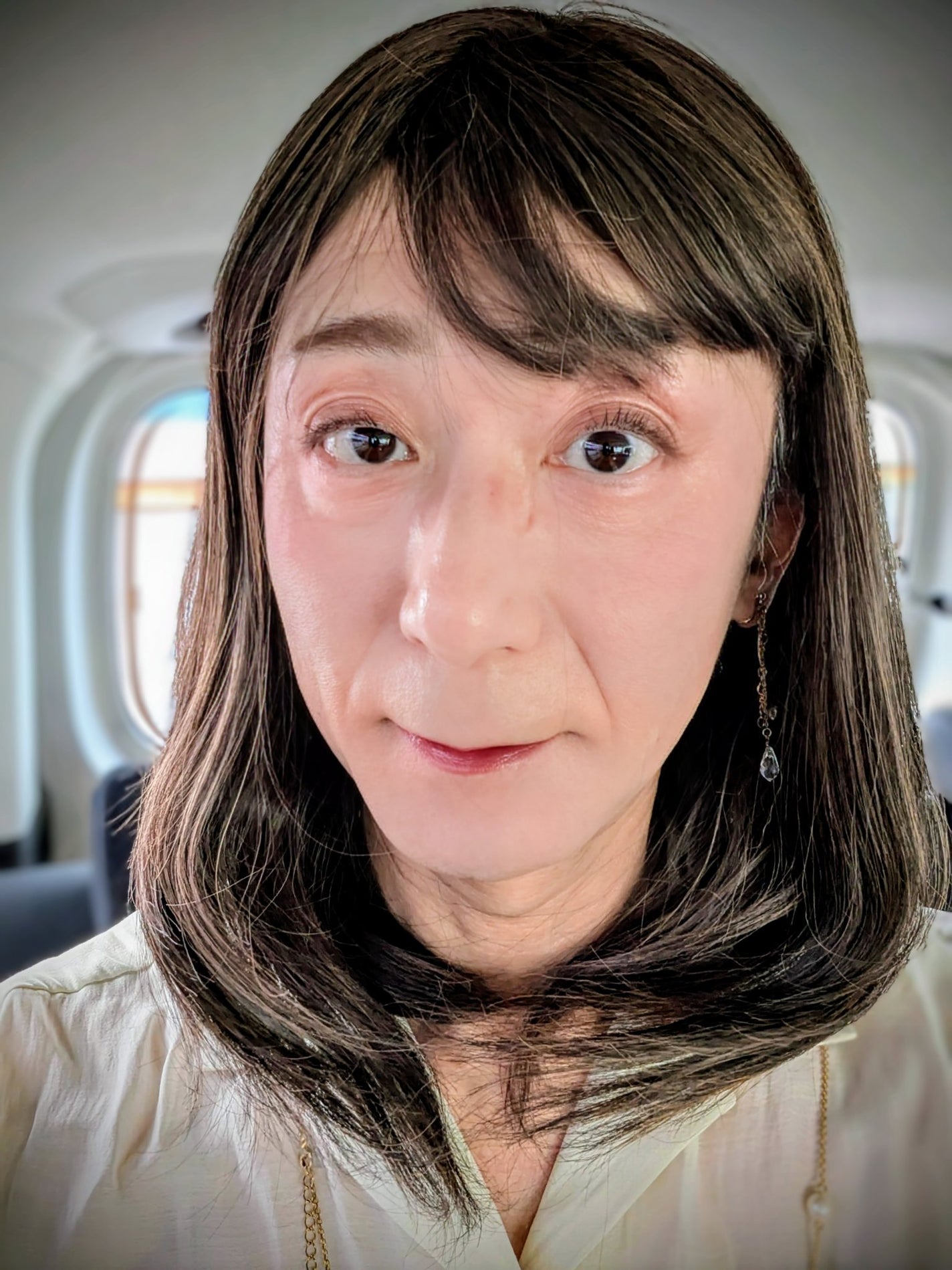 ラスティンググロスリップ/CEZANNE/口紅を使ったクチコミ(2枚目)